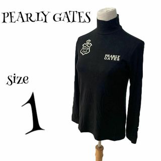 パーリーゲイツ(PEARLY GATES)のPEARLY GATES パーリーゲイツ☆ハイネック 長袖Tシャツ ゴルフシャツ(Tシャツ(長袖/七分))