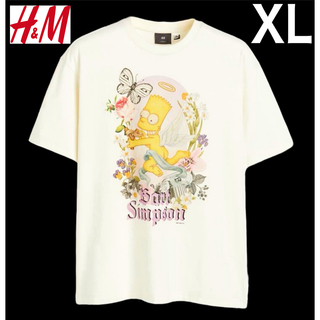 エイチアンドエム(H&M)の新品 H&M × シンプソンズ コラボ Tシャツ 天使 ディズニー XL(Tシャツ/カットソー(半袖/袖なし))