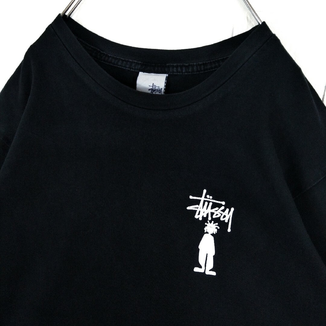 【STUSSY】00s' 銀タグ vintage シャドーマン Tシャツ