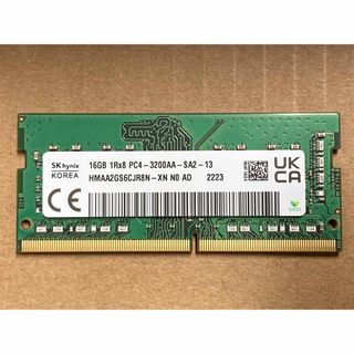 SK hynix DDR4メモリ PC4-3200AA-SA2-13 16GB(PCパーツ)