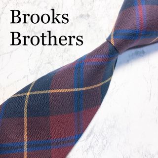 ブルックスブラザース(Brooks Brothers)のBROOKS BROTHERS ネクタイ　チェック　ネイビー系(ネクタイ)