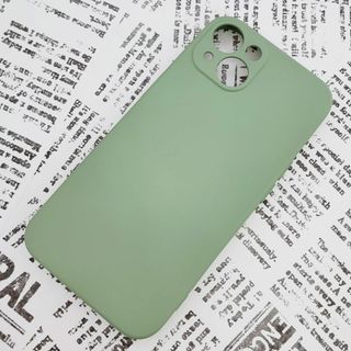 iPhone 13 シリコンケース (06) グリーン(iPhoneケース)