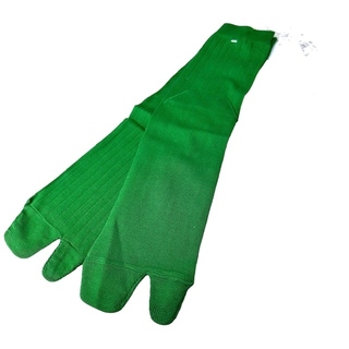【中古】未使用品 メゾンマルジェラ 靴下 Ｌ グリーン 緑 S31TL0028