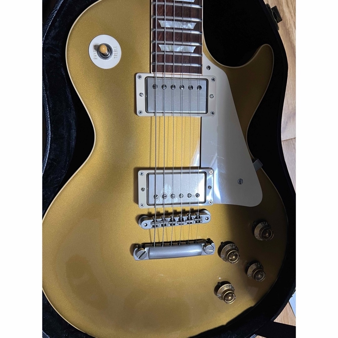 Gibsonヒスコレレスポール 1957 GOLDTOP 良音　 楽器のギター(エレキギター)の商品写真