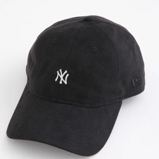 NEW ERA 別注キャップ　スエード風ミニロゴ　試着のみ(キャップ)