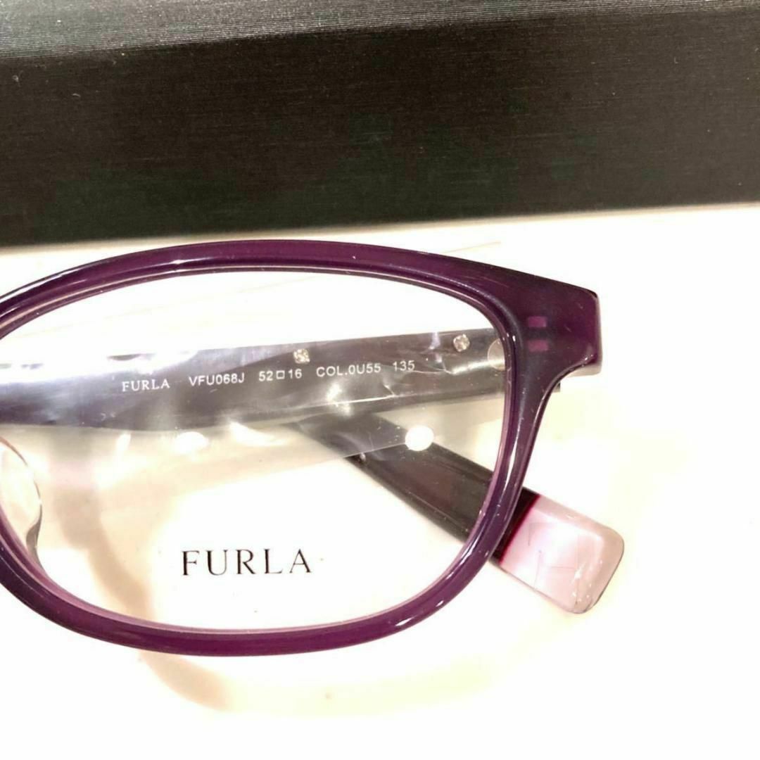 Furla(フルラ)の【新品】FURLA レディースメガネ　紫　パープル レディースのファッション小物(サングラス/メガネ)の商品写真