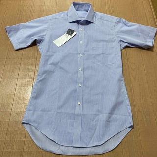 イオン(AEON)のcoolmax  汗が乾きやすいドレスシャツ　37 S 半袖　トップバリュー(シャツ)