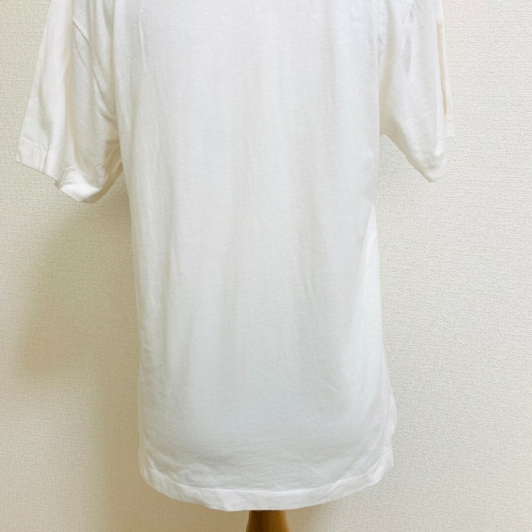 moussy(マウジー)のマウジー　半袖カットソー　F　ホワイト　レッド　グリーン　刺繍　カジュアル　綿 レディースのトップス(Tシャツ(半袖/袖なし))の商品写真