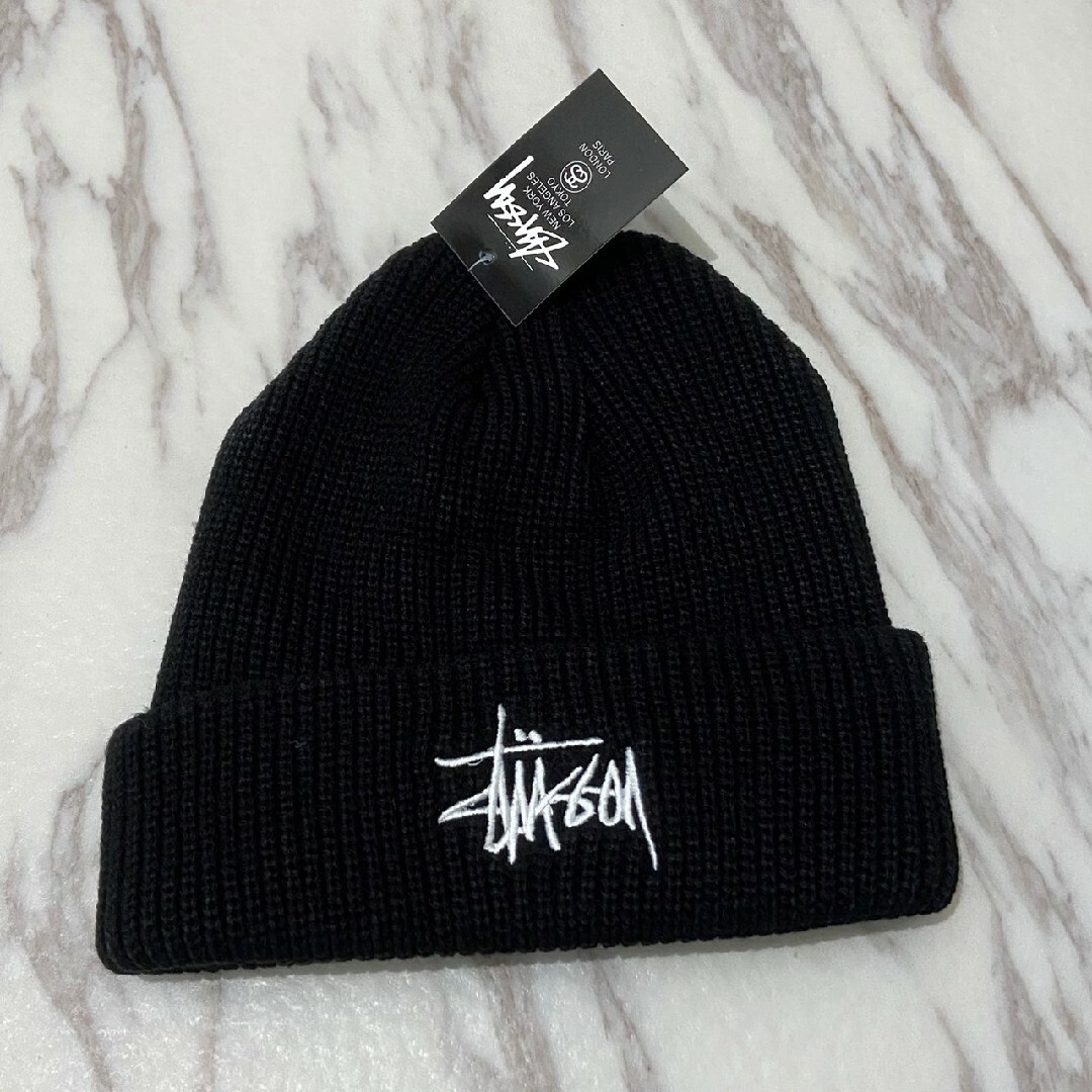 STUSSY(ステューシー)のgx Stussy ステューシー ニット帽 ②  スノーボード 　黒 レディースの帽子(ニット帽/ビーニー)の商品写真