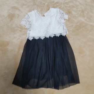 ザラキッズ(ZARA KIDS)のZARA　ワンピース　140　女児　レース　チュールスカート　夏物(ワンピース)