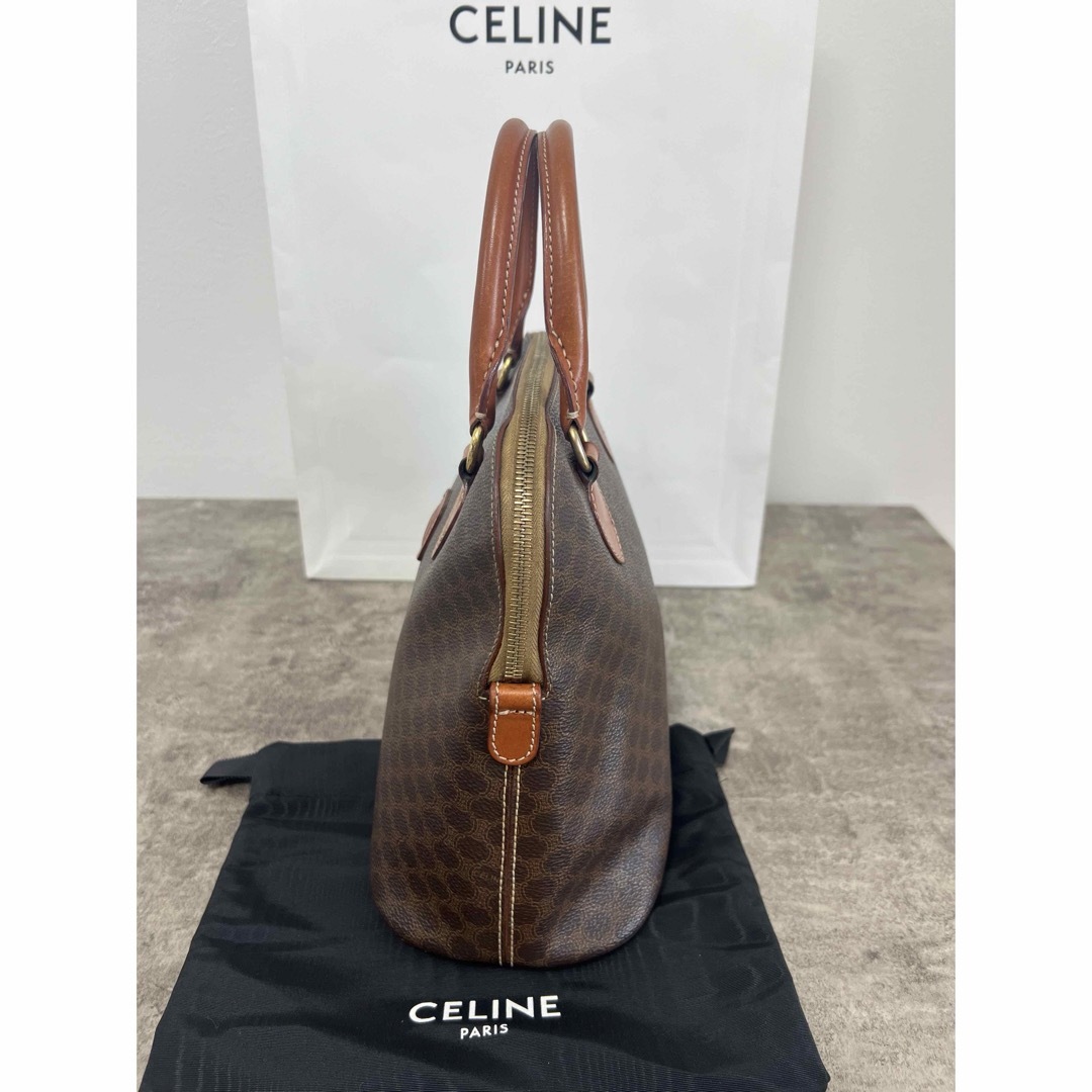 celine(セリーヌ)のセリーヌ　ハンドバッグ　ヴィンテージ　マカダム　オールドセリーヌ　人気バッグ レディースのバッグ(ハンドバッグ)の商品写真