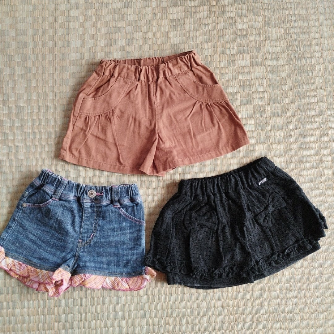 3can4on(サンカンシオン)の90 　まとめ売り　ショートパンツ　ショーパン　パンツ　ズボン　ハーフパンツ キッズ/ベビー/マタニティのキッズ服女の子用(90cm~)(パンツ/スパッツ)の商品写真