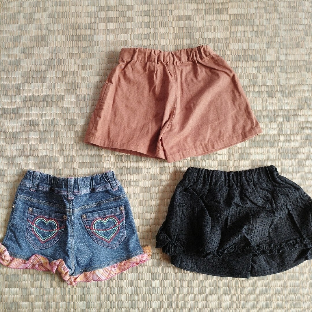 3can4on(サンカンシオン)の90 　まとめ売り　ショートパンツ　ショーパン　パンツ　ズボン　ハーフパンツ キッズ/ベビー/マタニティのキッズ服女の子用(90cm~)(パンツ/スパッツ)の商品写真