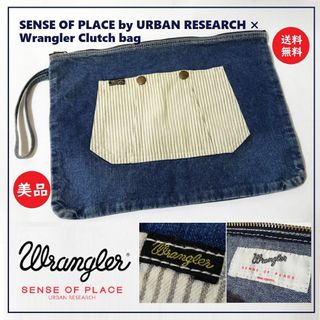 ラングラー(Wrangler)の送料込 美品★Wrangler × アーバンリサーチ デニム クラッチバッグ(クラッチバッグ)