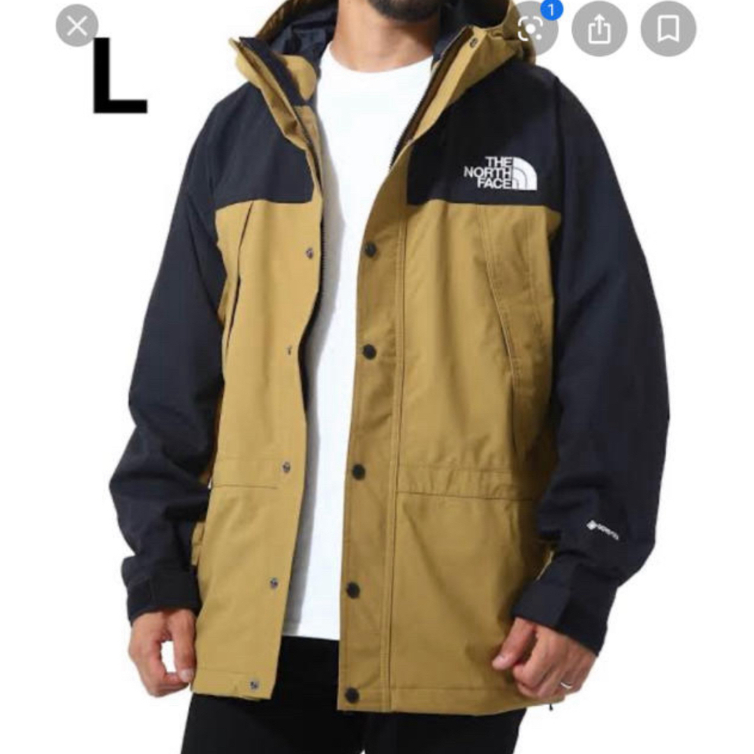 THE NORTH FACE(ザノースフェイス)のザノースフェイス マウンテンライトジャケット　ブリティッシュカーキ メンズのジャケット/アウター(マウンテンパーカー)の商品写真