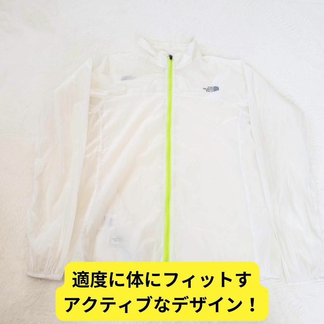 THE NORTH FACE(ザノースフェイス)の美品　ザノースフェイス インパルスレーシングジャケット  薄手  M スポーツ/アウトドアのランニング(ウェア)の商品写真