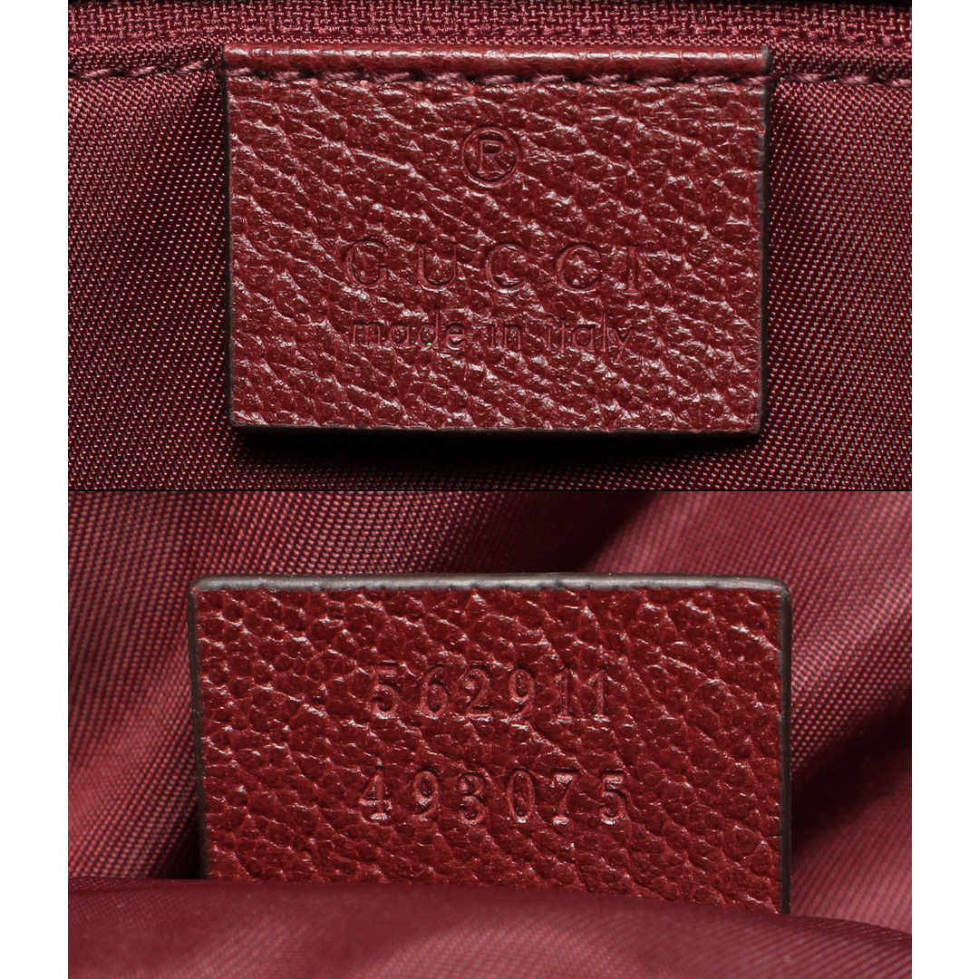 Gucci(グッチ)のグッチ GUCCI デイパック リュック ボルドー系 ユニセックス レディースのバッグ(リュック/バックパック)の商品写真