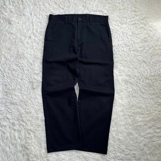 コムデギャルソン(COMME des GARCONS)の【美品・田中オム】コムデギャルソン オム　ワイド ブラック デニムパンツ　黒(デニム/ジーンズ)