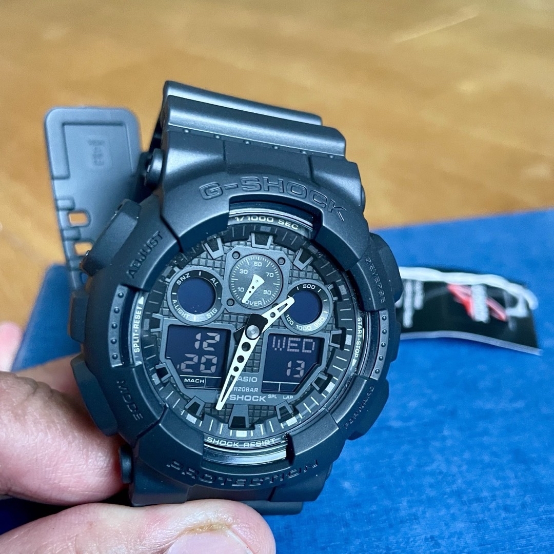 CASIO(カシオ)のカシオ　アナデジ腕時計　G-SHOCK ワールドタイム　大型液晶　ブラックモデル メンズの時計(腕時計(アナログ))の商品写真