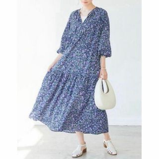 ユナイテッドアローズグリーンレーベルリラクシング 花柄ワンピース ユナイテッドアローズグリーンレーベルリラクシング 花柄ワンピース