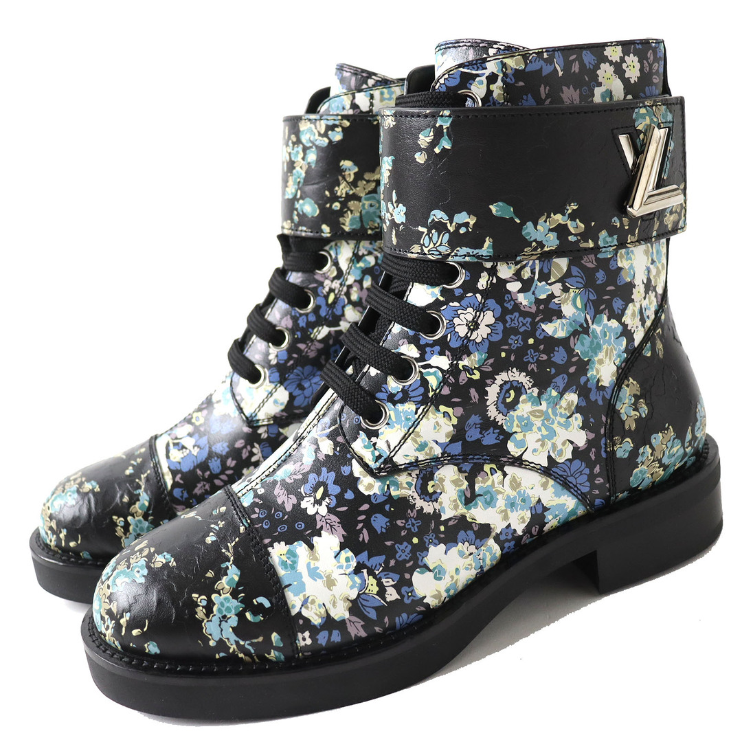 美品Louis Vuittonルイヴィトン ショートブーツ 美品Louis Vuittonルイヴィトン ショートブーツ