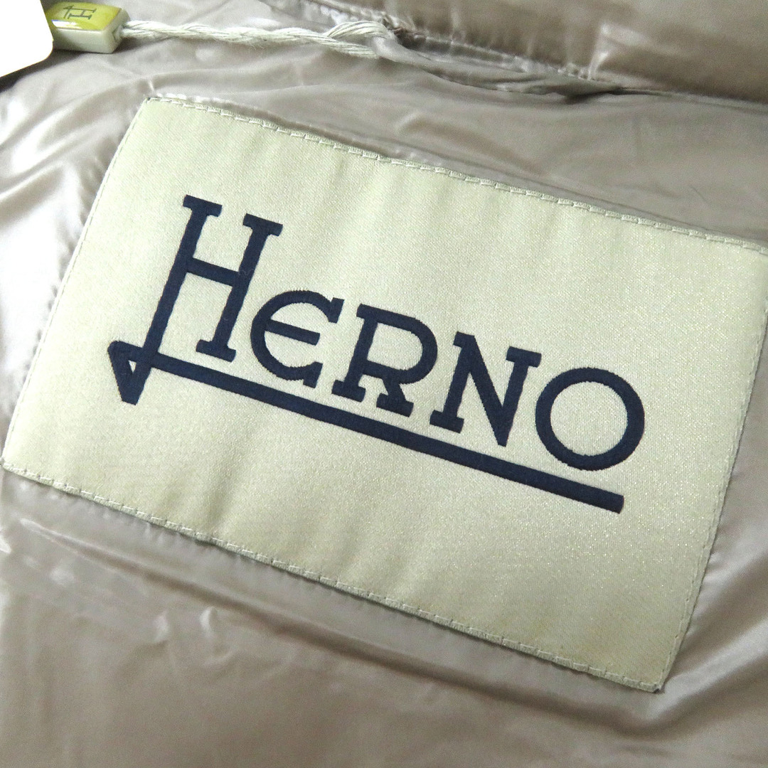 HERNO(ヘルノ)の未使用品 Herno ヘルノ PI0380D シルク カシミヤ PIACENZA フィンラクーンファー付き ダウンコート オフホワイト 38 イタリア製 正規品 レディース 定価588,500円 レディースのジャケット/アウター(ダウンコート)の商品写真