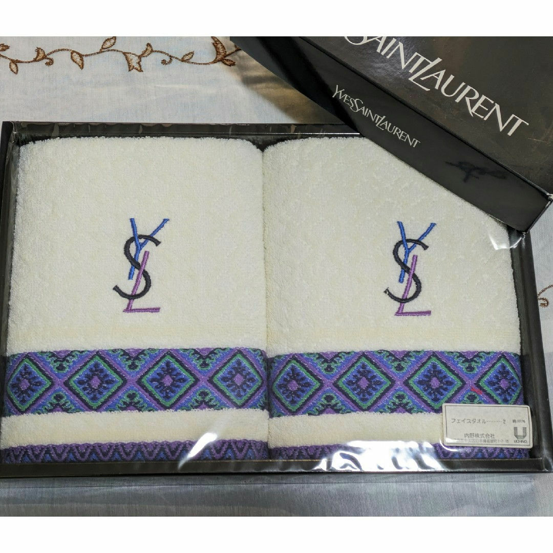 Yves Saint Laurent - イヴサンローランタオルギフトセット2枚の Yves Saint Laurent - イヴサンローランタオルギフトセット2枚の