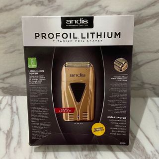 Pt Andis アンディス バリカン チタン シェーバー 充電式　Gold(メンズシェーバー)