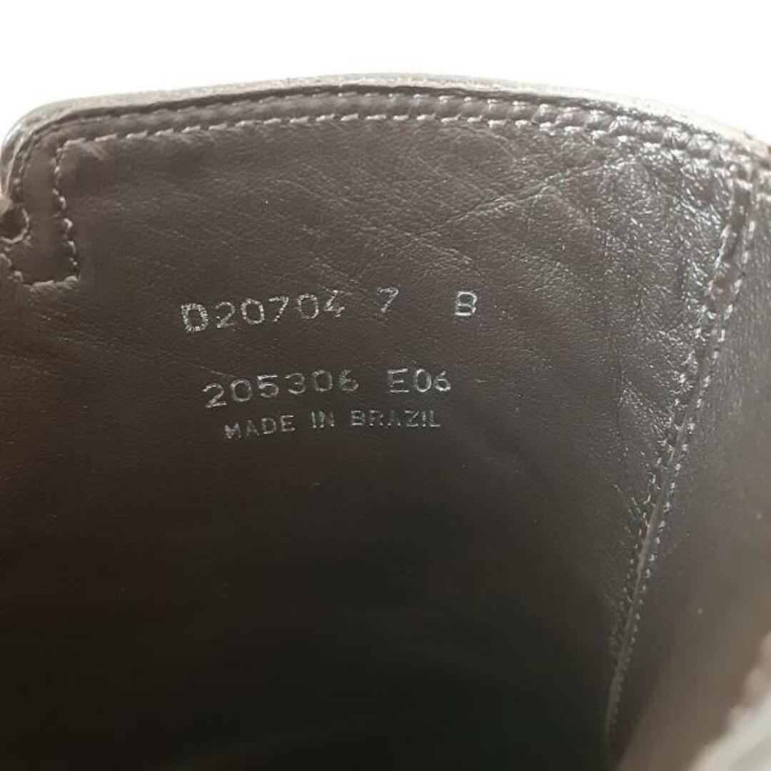 Cole Haan(コールハーン)のCOLE HAAN(コールハーン) ショートブーツ 7 B レディース - ダークブラウン レザー レディースの靴/シューズ(ブーツ)の商品写真