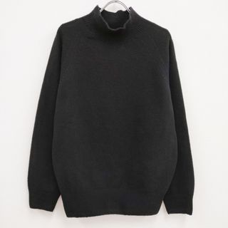 マーガレットハウエル(MARGARET HOWELL)のMARGARET HOWELL 578-3263003 MERINO CASHMERE 定価57200円 サイズ2 ニット 23AW ブラック レディース マーガレットハウエル【中古】4-0221T♪(ニット/セーター)