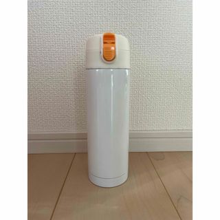 水筒 ワンタッチボトル 350ml ホワイト(弁当用品)