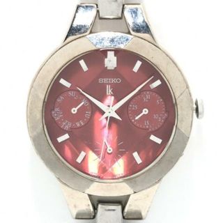 セイコー(SEIKO)のSEIKO(セイコー) 腕時計 LUKIA(ルキア) 5Y89-0A70 レディース ボルドー(腕時計)