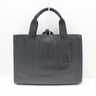 イッセイミヤケ(ISSEY MIYAKE)のISSEYMIYAKE(イッセイミヤケ) トートバッグ - 黒 レザー×ナイロン(トートバッグ)