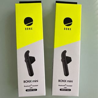 ボンクス(BONX WORK)のBONX mini 2個セット　距離無制限通話　②(ヘッドフォン/イヤフォン)