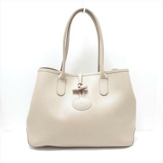 ロンシャン(LONGCHAMP)のLONGCHAMP(ロンシャン) トートバッグ ロゾ ピンクベージュ×ピンクゴールド レザー(トートバッグ)