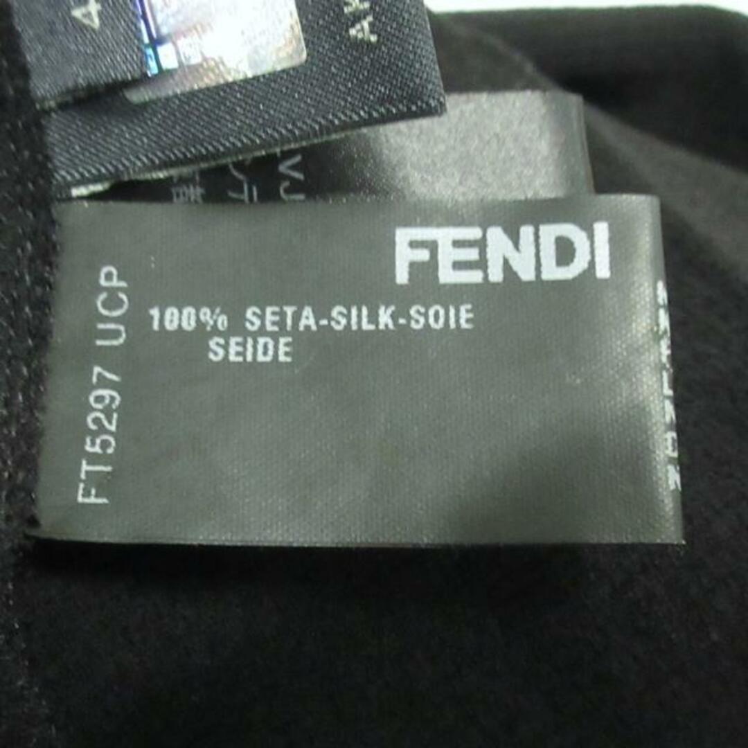 FENDI(フェンディ)のFENDI(フェンディ) タンクトップ サイズ42 M レディース - 黒 シルク レディースのトップス(タンクトップ)の商品写真