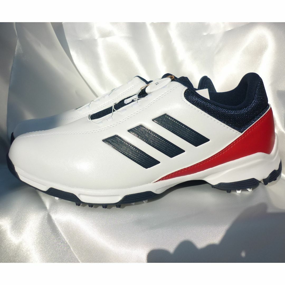 adidas(アディダス)のラス１～定価16500円27.5cmアディダスボアダイヤルゴルフシューズ スポーツ/アウトドアのゴルフ(シューズ)の商品写真