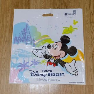 ディズニー(Disney)の東京ディズニーリゾート ビニール ショッピングバッグ ミッキー ミニー(ショップ袋)