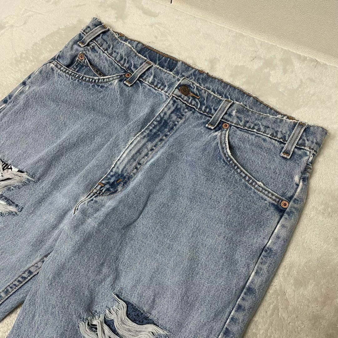 Levi's(リーバイス)のカートコバーン愛用 リーバイス 505 ダメージ デニム 36 90s グランジ メンズのパンツ(デニム/ジーンズ)の商品写真