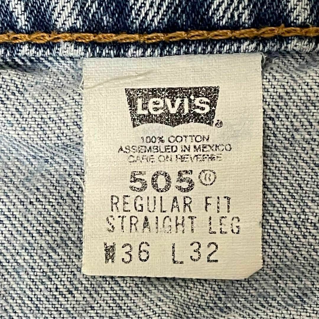 Levi's(リーバイス)のカートコバーン愛用 リーバイス 505 ダメージ デニム 36 90s グランジ メンズのパンツ(デニム/ジーンズ)の商品写真