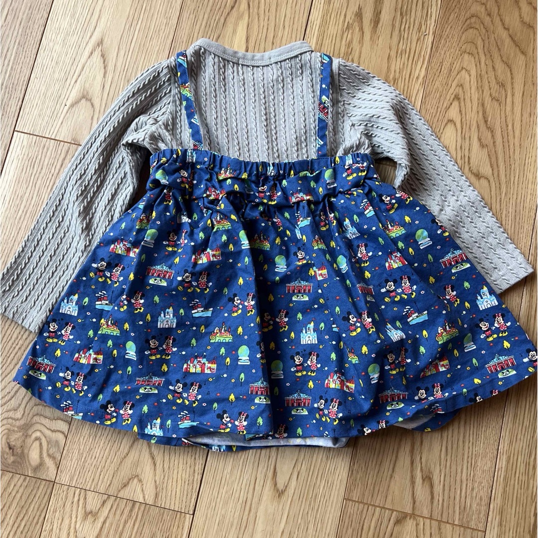 Disney(ディズニー)のディズニーランドワンピース キッズ/ベビー/マタニティのキッズ服女の子用(90cm~)(ワンピース)の商品写真