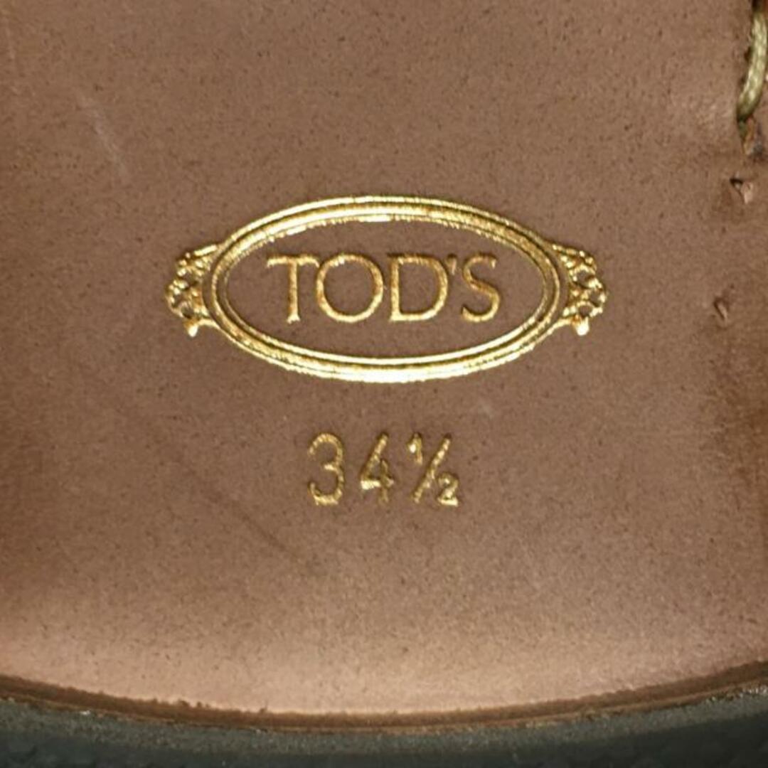 TOD'S(トッズ)のTOD'S(トッズ) ドライビングシューズ 34 1/2 レディース - イエロー×ゴールド エナメル（レザー）×金属素材 レディースの靴/シューズ(その他)の商品写真