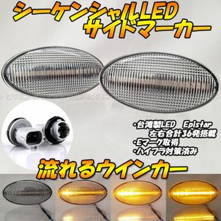 エブリイ DA64 ウインカー シーケンシャル LED サイドマーカー ④(車種別パーツ)