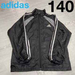 アディダス(adidas)のadidaアディダス ウインドブレーカー 140 アウター ナイロンジャケット(ジャケット/上着)