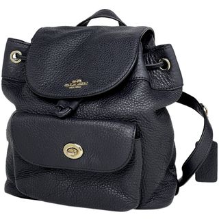 コーチ(COACH)のコーチ ロゴ リュックサック レディース 【中古】(リュック/バックパック)