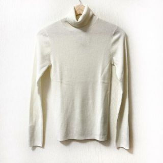 ブルーレーベルクレストブリッジ(BLUE LABEL CRESTBRIDGE)のBLUE LABEL CRESTBRIDGE(ブルーレーベルクレストブリッジ) 長袖セーター サイズ38 M レディース美品  - アイボリー タートルネック(ニット/セーター)