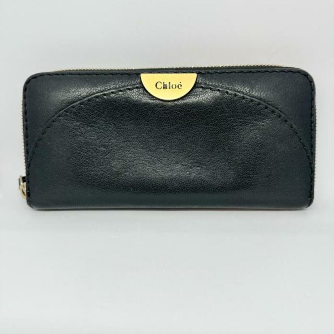 Chloe(クロエ)のChloe(クロエ) 長財布 - 黒 ラウンドファスナー レザー レディースのファッション小物(財布)の商品写真