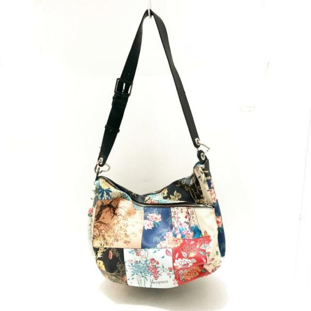 DESIGUAL(デシグアル)のDesigual(デシグアル) ショルダーバッグ - 21WAXPAY ベージュ×レッド×マルチ 花柄/フラワー(花) ポリウレタン レディースのバッグ(ショルダーバッグ)の商品写真