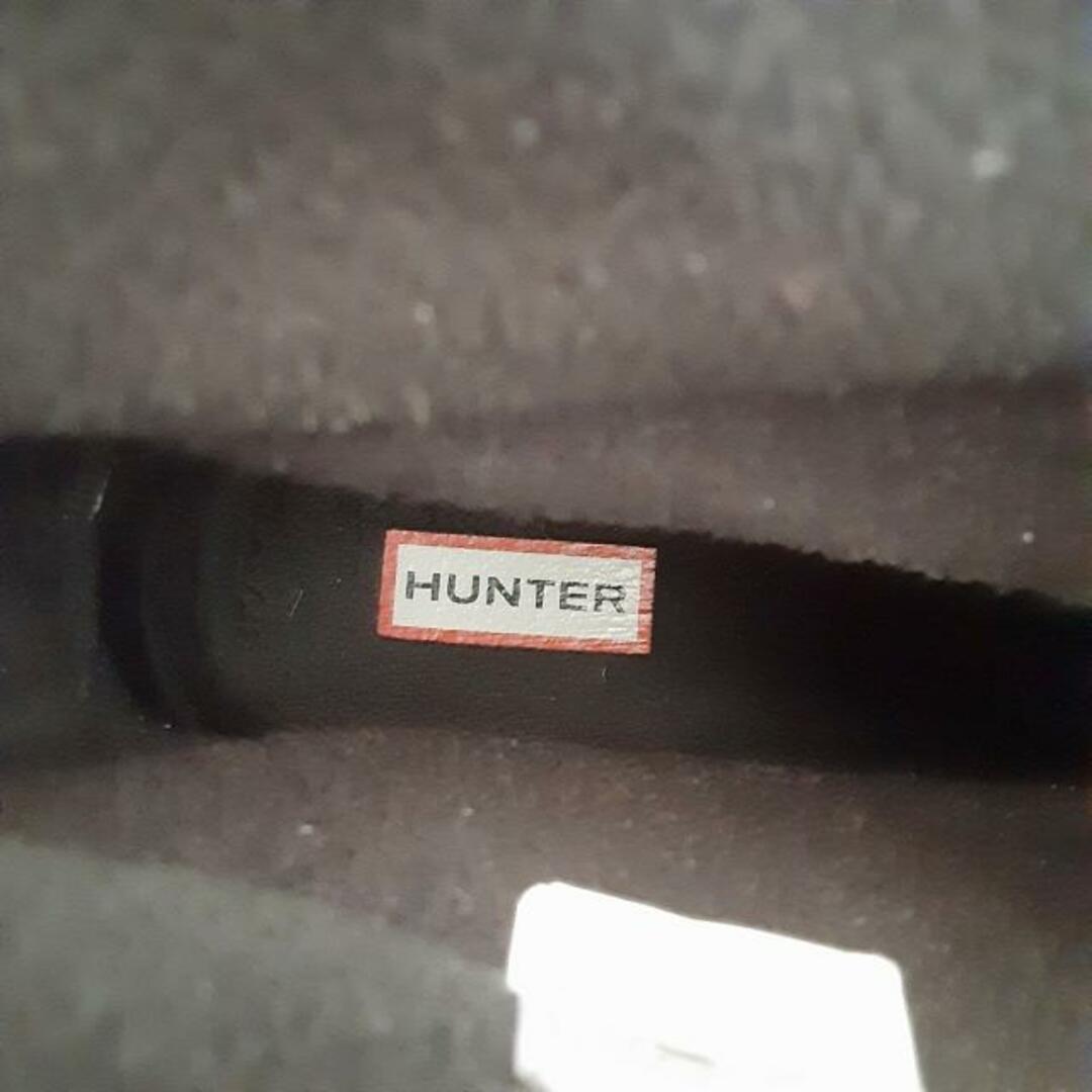 HUNTER(ハンター)のHUNTER(ハンター) ブーツ EU 38 レディース - 黒 スノーブーツ 化学繊維×ラバー レディースの靴/シューズ(ブーツ)の商品写真