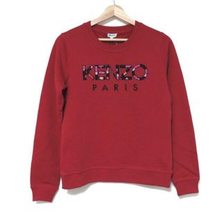 KENZO - KENZO(ケンゾー) トレーナー サイズS レディース美品  - レッド 長袖